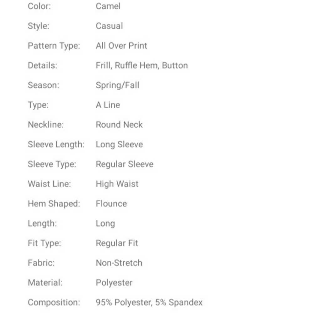 NEW All Over Print Dress - Picture 6 of 8